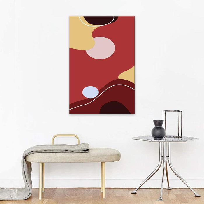 The Abstract Planets 1 Piece HD Multi Panel Canvas Wall Art Frame
