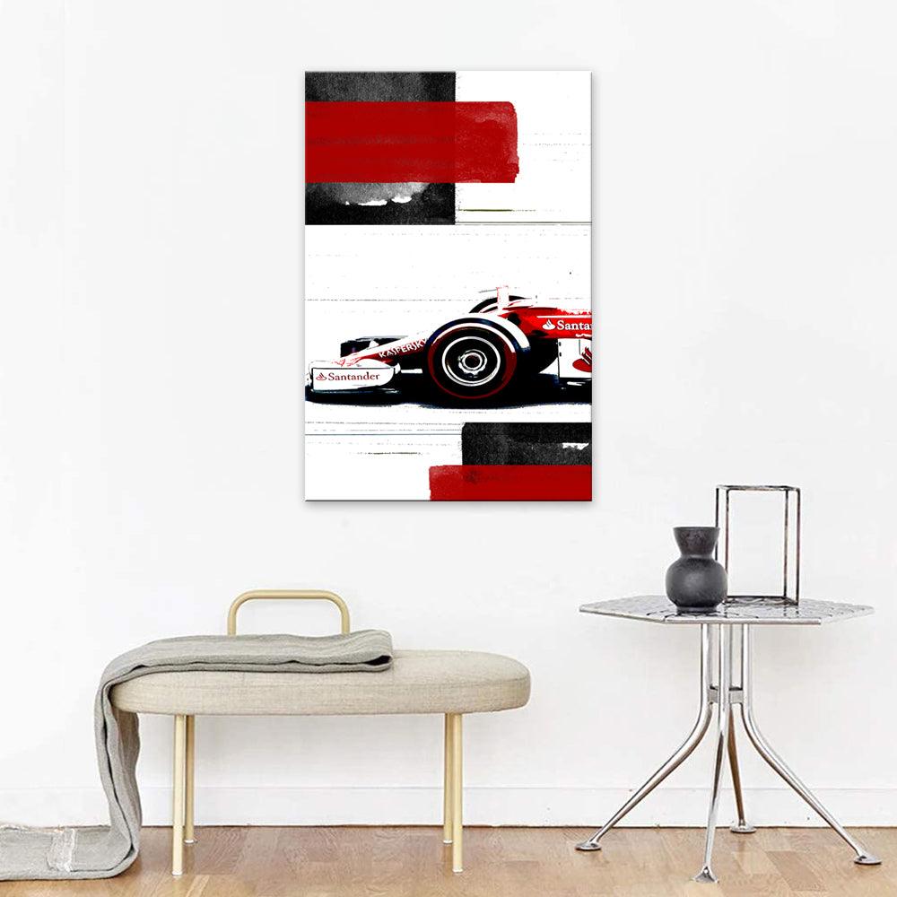 The Santander Car 1 Piece HD Multi Panel Canvas Wall Art Frame - Original Frame