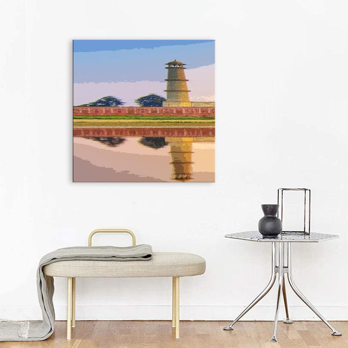 The Lighthouse 1 Piece HD Multi Panel Canvas Wall Art Frame - Original Frame