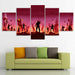 Avengers Fever 5 Piece HD Multi Panel Canvas Wall Art Frame - Original Frame