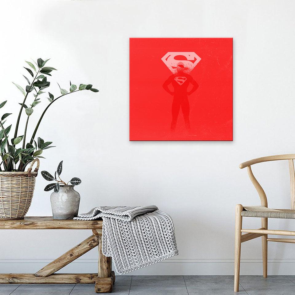 Superman 1 Piece HD Multi Panel Canvas Wall Art Frame - Original Frame