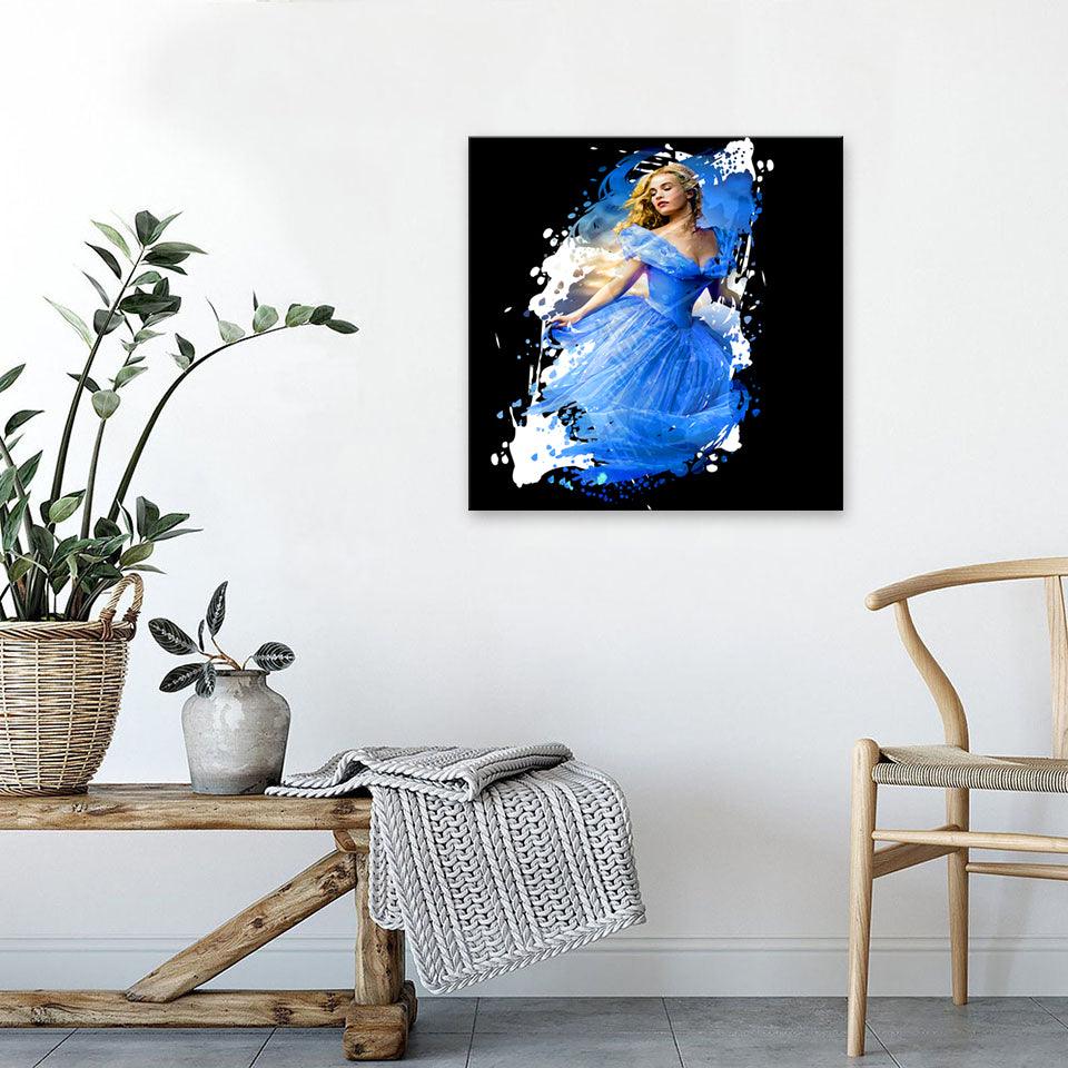 The Cinderella Dress 1 Piece HD Multi Panel Canvas Wall Art Frame - Original Frame