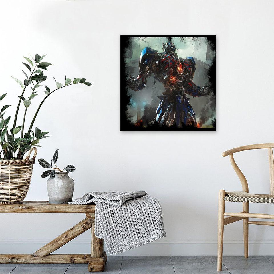 Optimus Prime Transformers 1 Piece HD Multi Panel Canvas Wall Art Frame - Original Frame