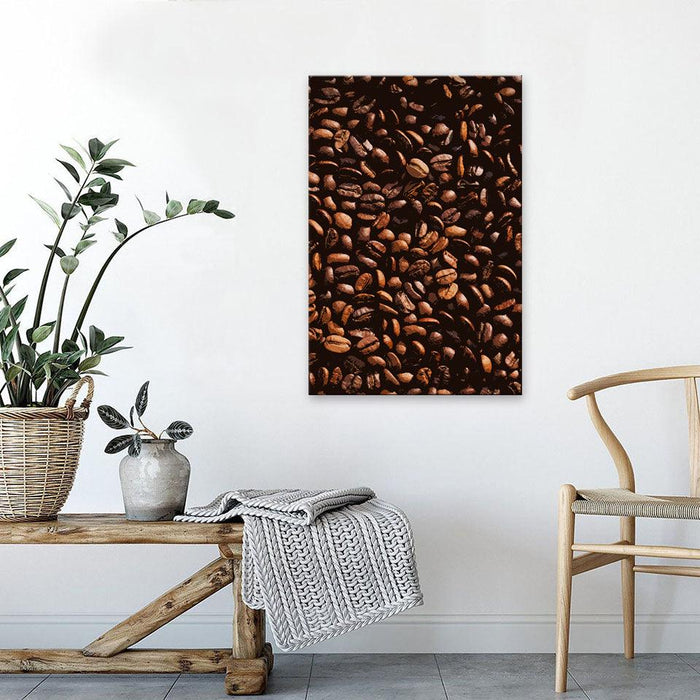 The Abstract Coffee Beans 1 Piece HD Multi Panel Canvas Wall Art Frame