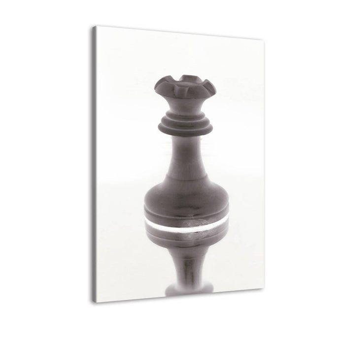 The Chess White Portrait 1 Piece HD Multi Panel Canvas Wall Art Frame