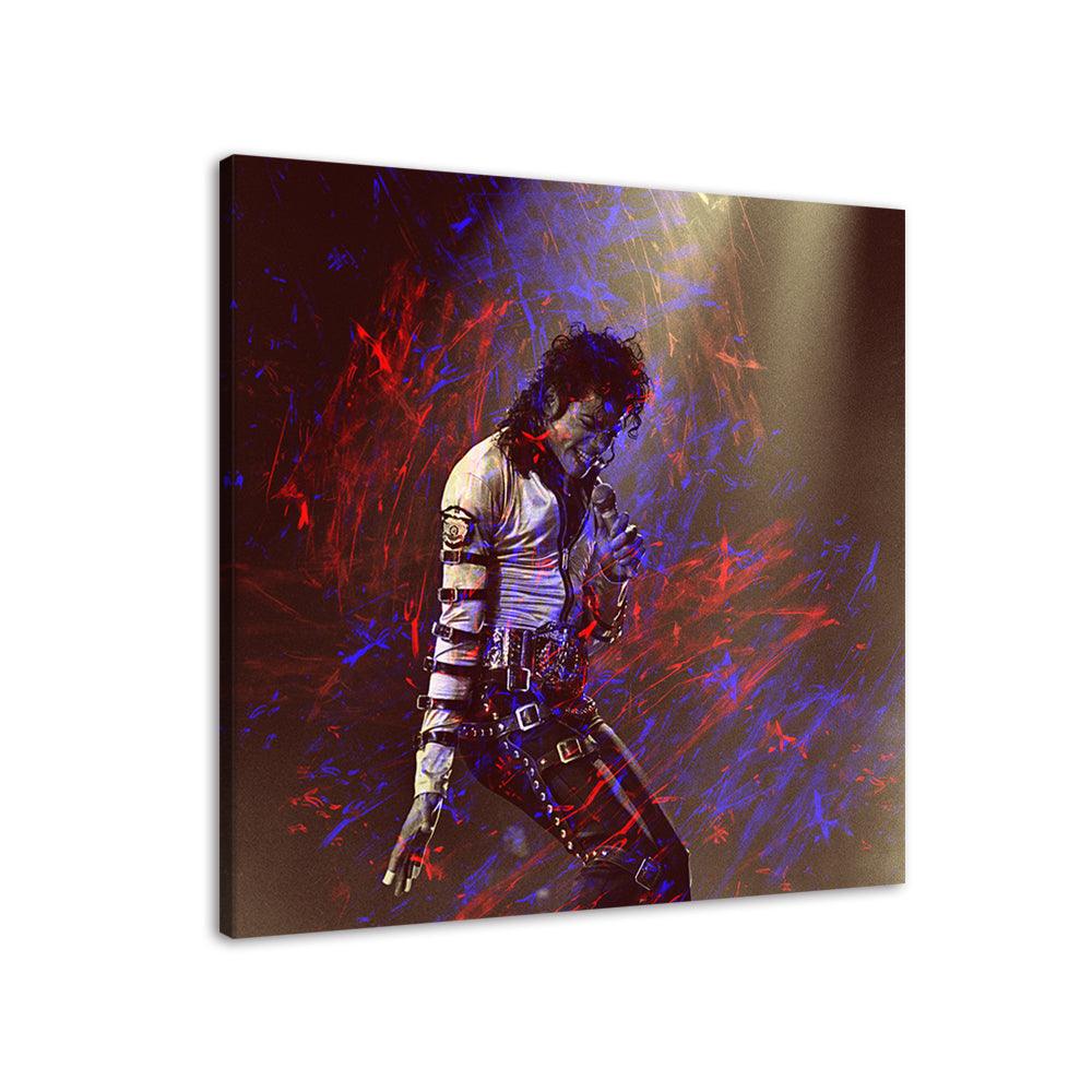 Michael Jackson Art 1 Piece HD Multi Panel Canvas Wall Art - Original Frame