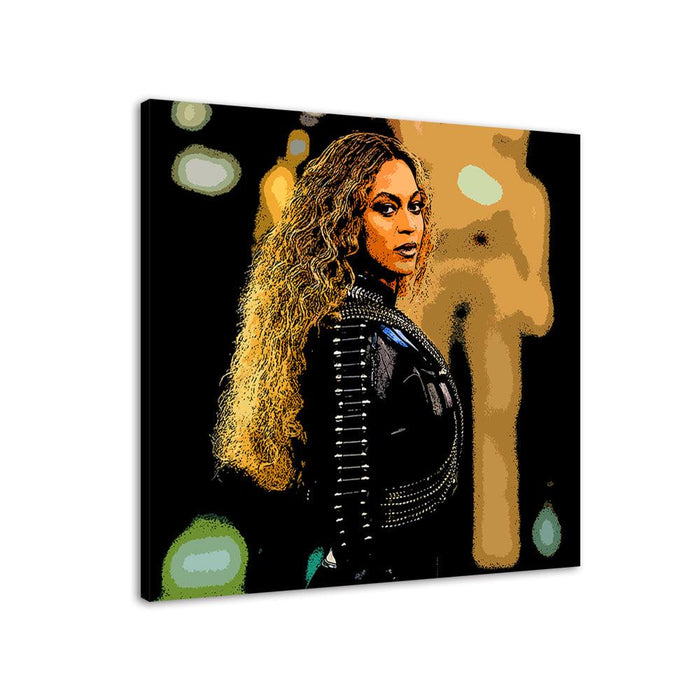 Superbowl Beyoncé 1 Piece HD Multi Panel Canvas Wall Art Frame - Original Frame