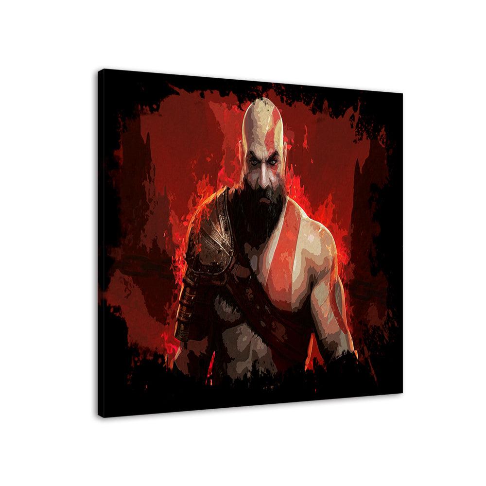 The Red Iron Fighter 1 Piece HD Multi Panel Canvas Wall Art Frame - Original Frame