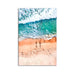 The Abstract Minimalist Seashore 1 Piece HD Multi Panel Canvas Wall Art Frame - Original Frame