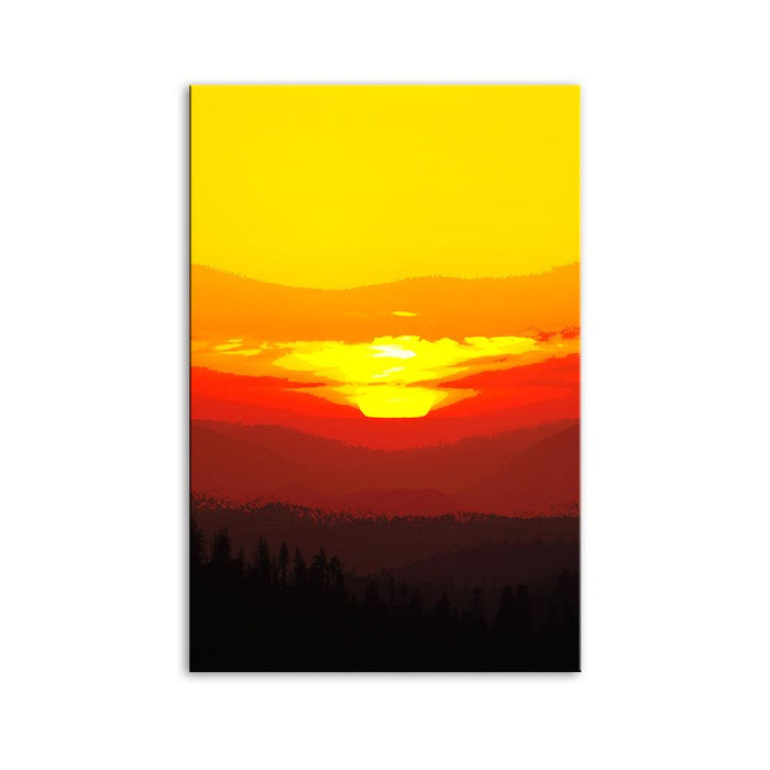 El Amanecer 1 Piece HD Multi Panel Canvas Wall Art Frame - Original Frame