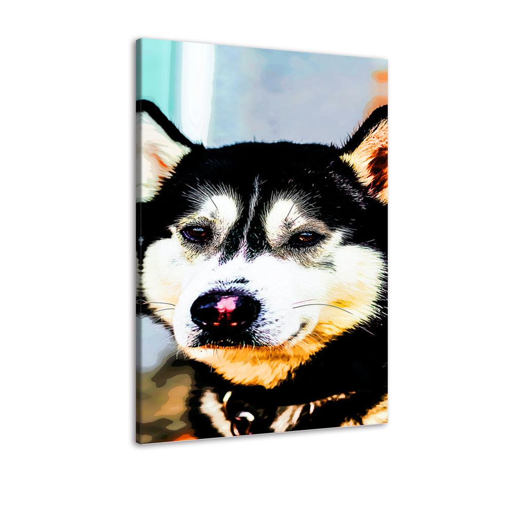 The Loyal Dog 1 Piece HD Multi Panel Canvas Wall Art Frame - Original Frame