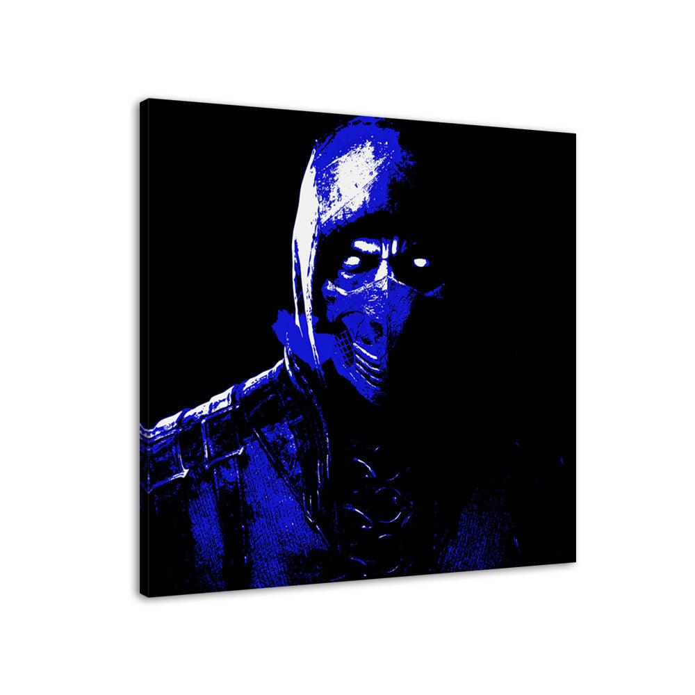 Black & Blue 1 Piece HD Multi Panel Canvas Wall Art Frame - Original Frame