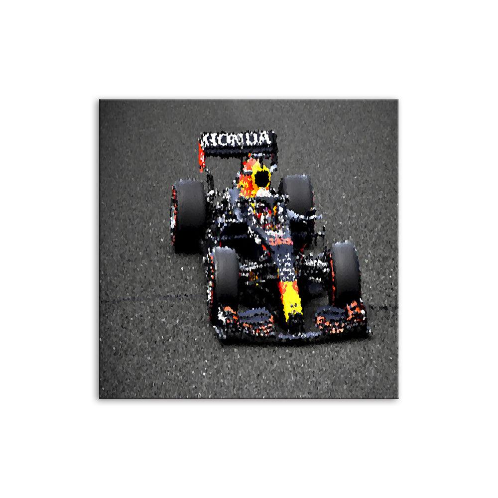 Formula One Car 1 Piece HD Multi Panel Canvas Wall Art Frame - Original Frame