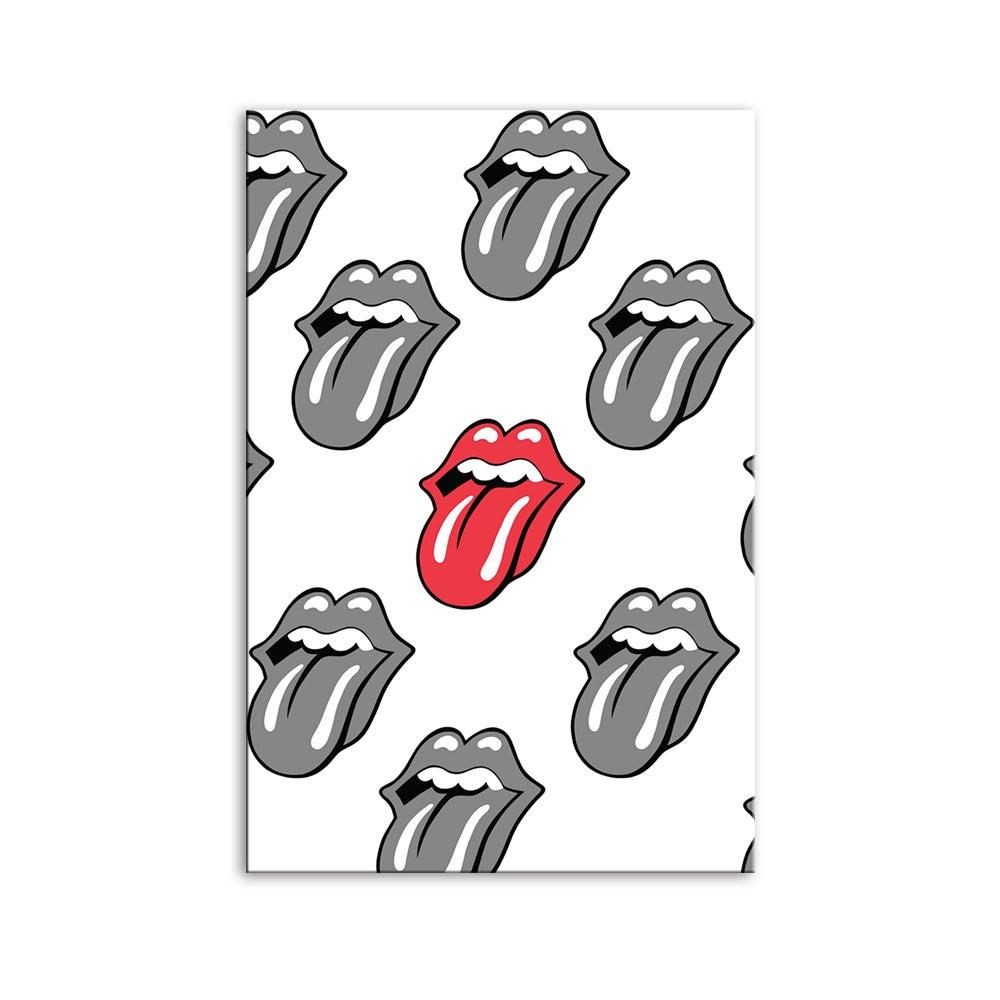 The Rolling Stones 1 Piece HD Multi Panel Canvas Wall Art Frame - Original Frame