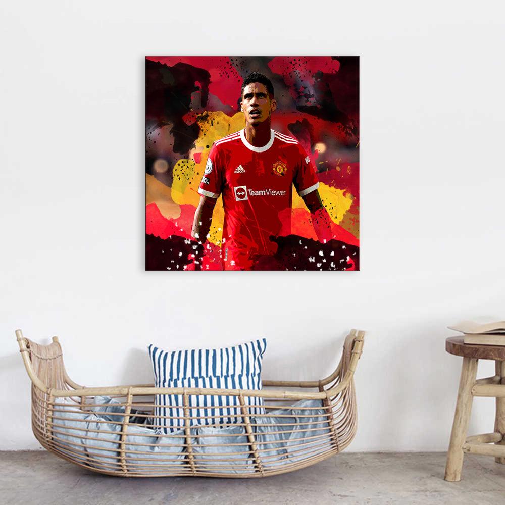 Raphael Varane 1 Piece HD Multi Panel Canvas Wall Art - Original Frame