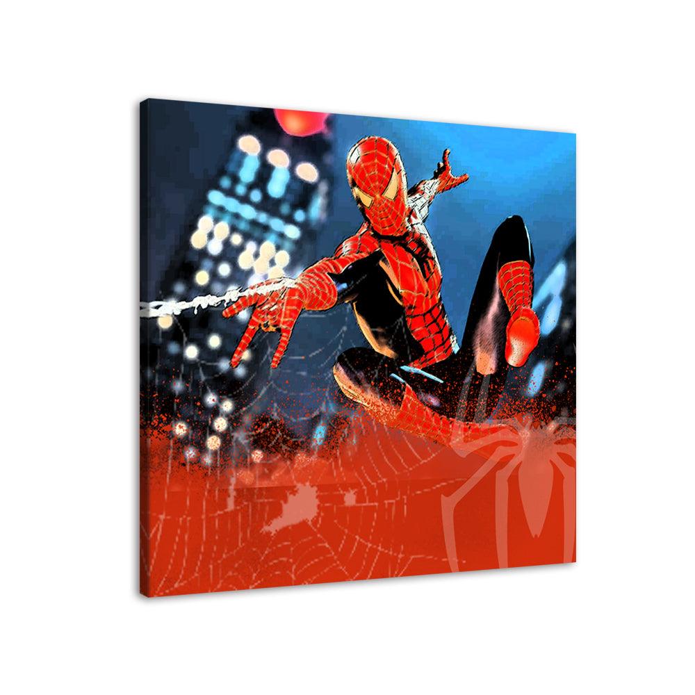 Spiderman Multiverse 1 Piece HD Multi Panel Canvas Wall Art - Original Frame