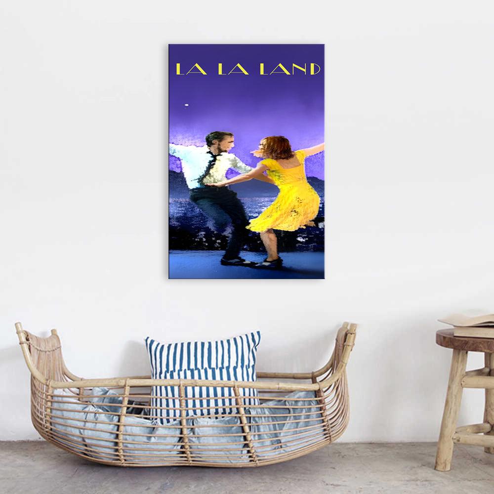 Abstract Dance La La Land 1 Piece HD Multi Panel Canvas Wall Art Frame - Original Frame