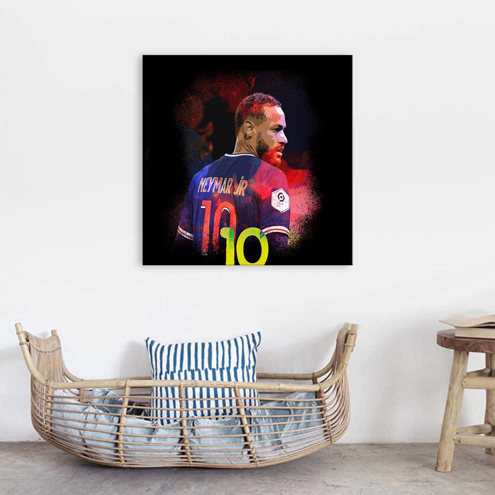 Neymar 1 Piece HD Multi Panel Canvas Wall Art Frame - Original Frame