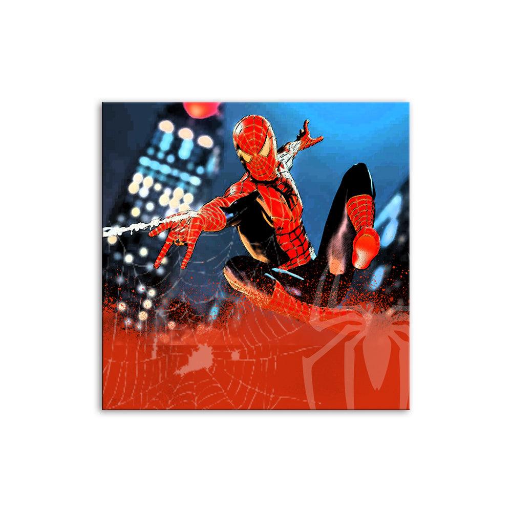 Spiderman Multiverse 1 Piece HD Multi Panel Canvas Wall Art - Original Frame