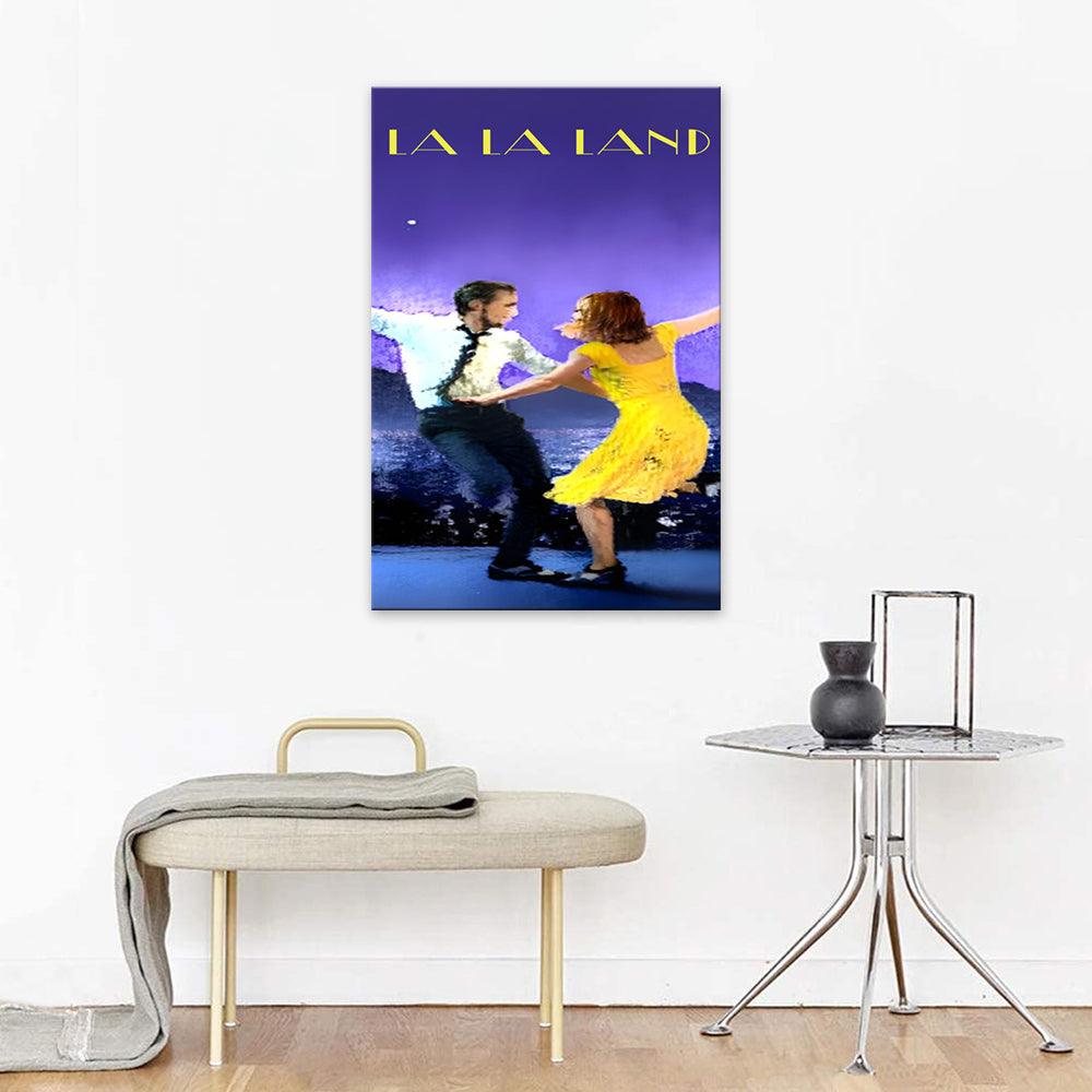 Abstract Dance La La Land 1 Piece HD Multi Panel Canvas Wall Art Frame - Original Frame