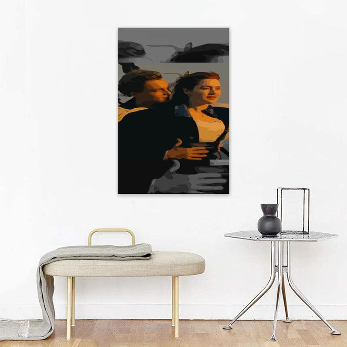 The Titanic Sunset Scene 1 Piece HD Multi Panel Canvas Wall Art Frame - Original Frame