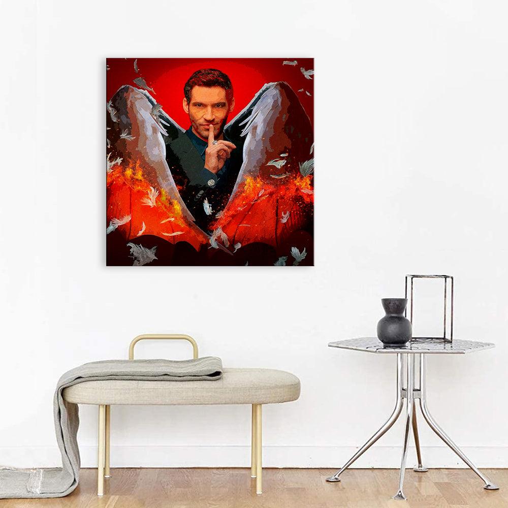 Angel Wing 1 Piece HD Multi Panel Canvas Wall Art Frame - Original Frame