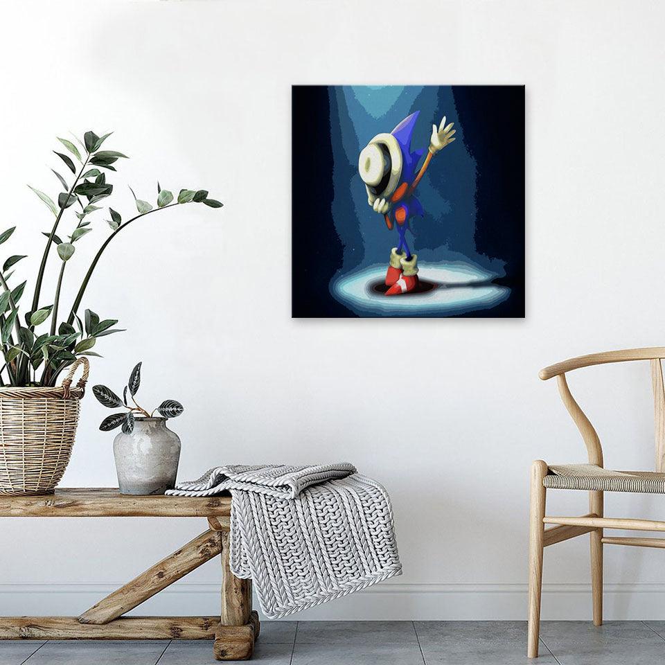 The Show of Sonic 1 Piece HD Multi Panel Canvas Wall Art Frame - Original Frame