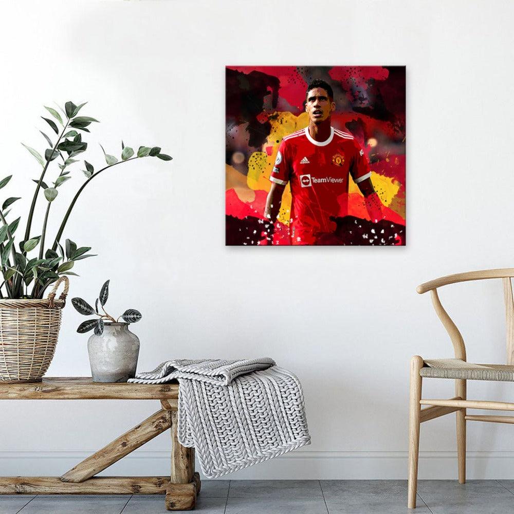 Raphael Varane 1 Piece HD Multi Panel Canvas Wall Art - Original Frame