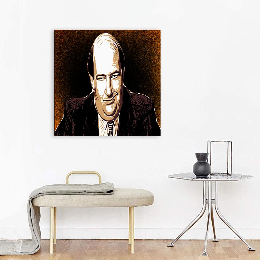 Brian Baumgartner 1 Piece HD Multi Panel Canvas Wall Art Frame - Original Frame