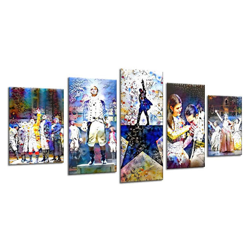 Hamilton 5 Piece HD Multi Panel Canvas Wall Art Frame - Original Frame