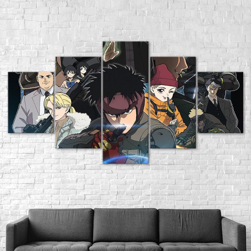 Spriggan Anime 3D Multi Panel Canvas Wall Art Frames - Original Frame