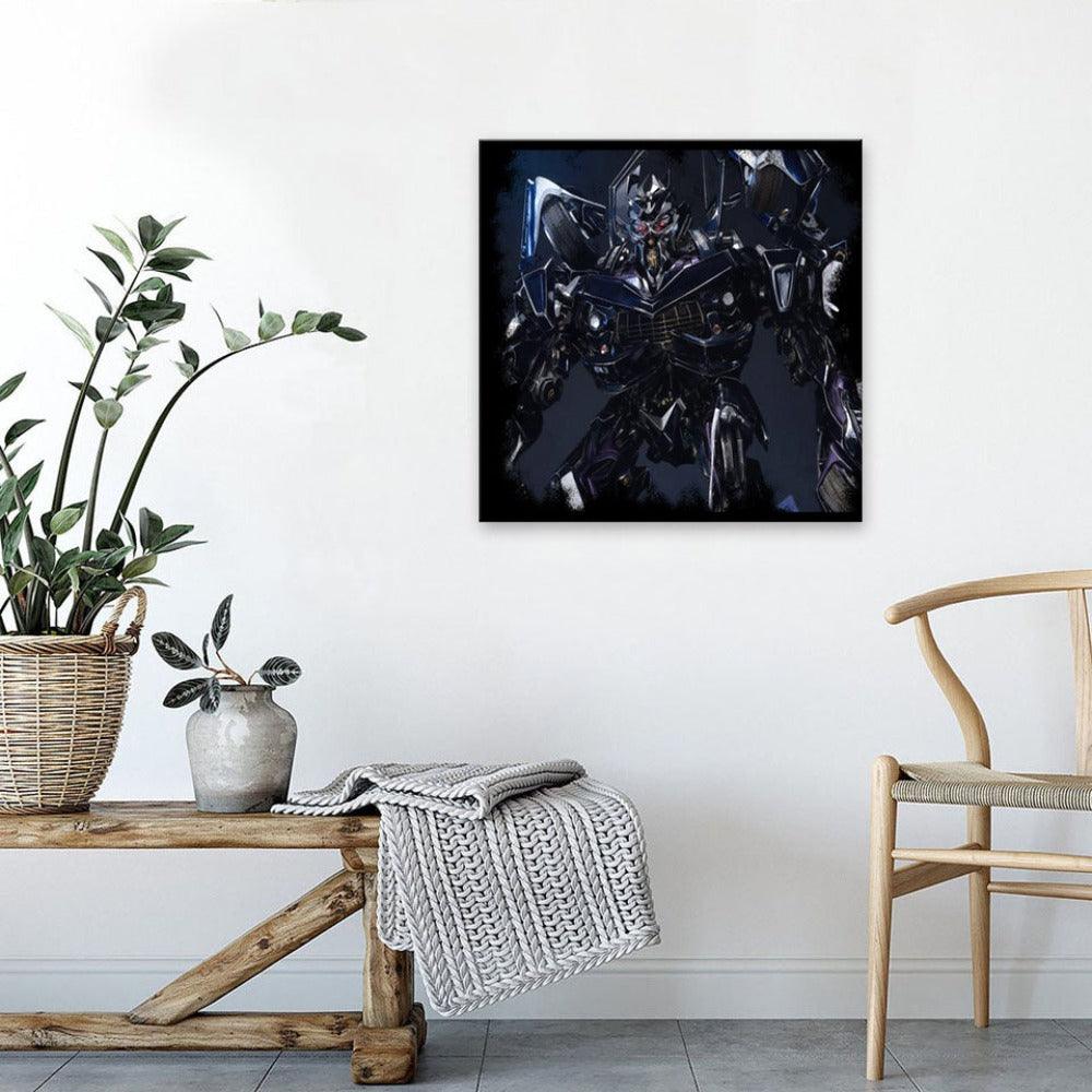 Megatron Transformers 1 Piece HD Multi Panel Canvas Wall Art Frame - Original Frame