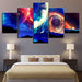 The Powerful Space 5 Piece HD Multi Panel Canvas Wall Art Frame - Original Frame