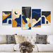 Beautiful Midnight Art 5 Piece HD Multi Panel Canvas Wall Art Frame - Original Frame