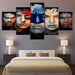 The Superheros Live Action 5 Piece HD Multi Panel Canvas Wall Art Frame - Original Frame