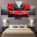 Luxury Ferrari Car 5 Piece HD Multi Panel Canvas Wall Art Frame - Original Frame