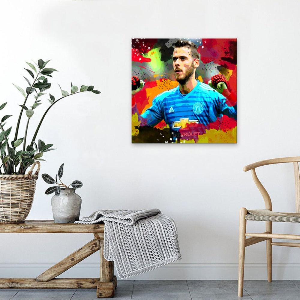 David De Gea 1 Piece HD Multi Panel Canvas Wall Art Frame - Original Frame