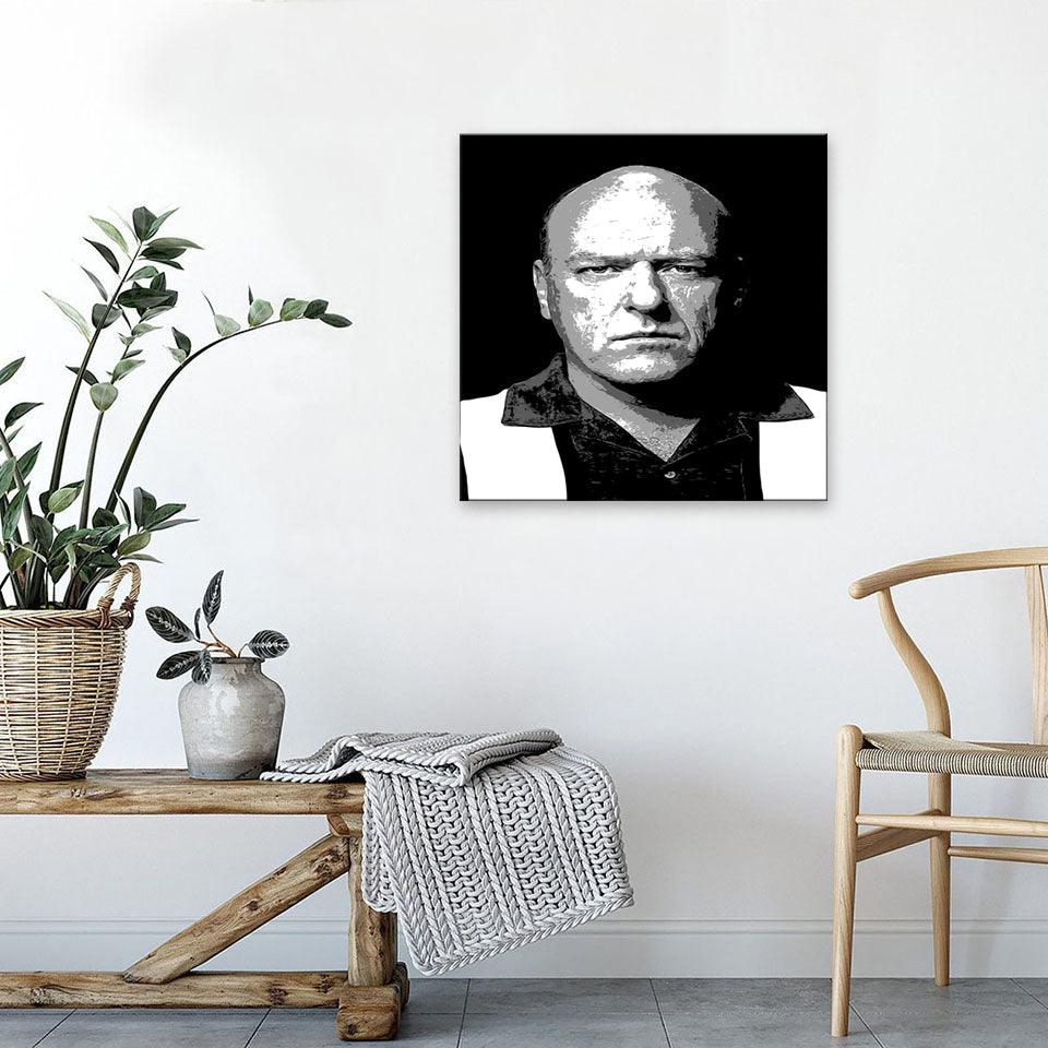 Hank Schrader 1 Piece HD Multi Panel Canvas Wall Art Frame - Original Frame