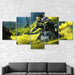 Apex Legends - A Yellow Bash 5 Piece HD Multi Panel Canvas Wall Art - Original Frame