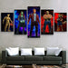 Guardians Of The Galaxy 5 Piece HD Multi Panel Canvas Wall Art - Original Frame