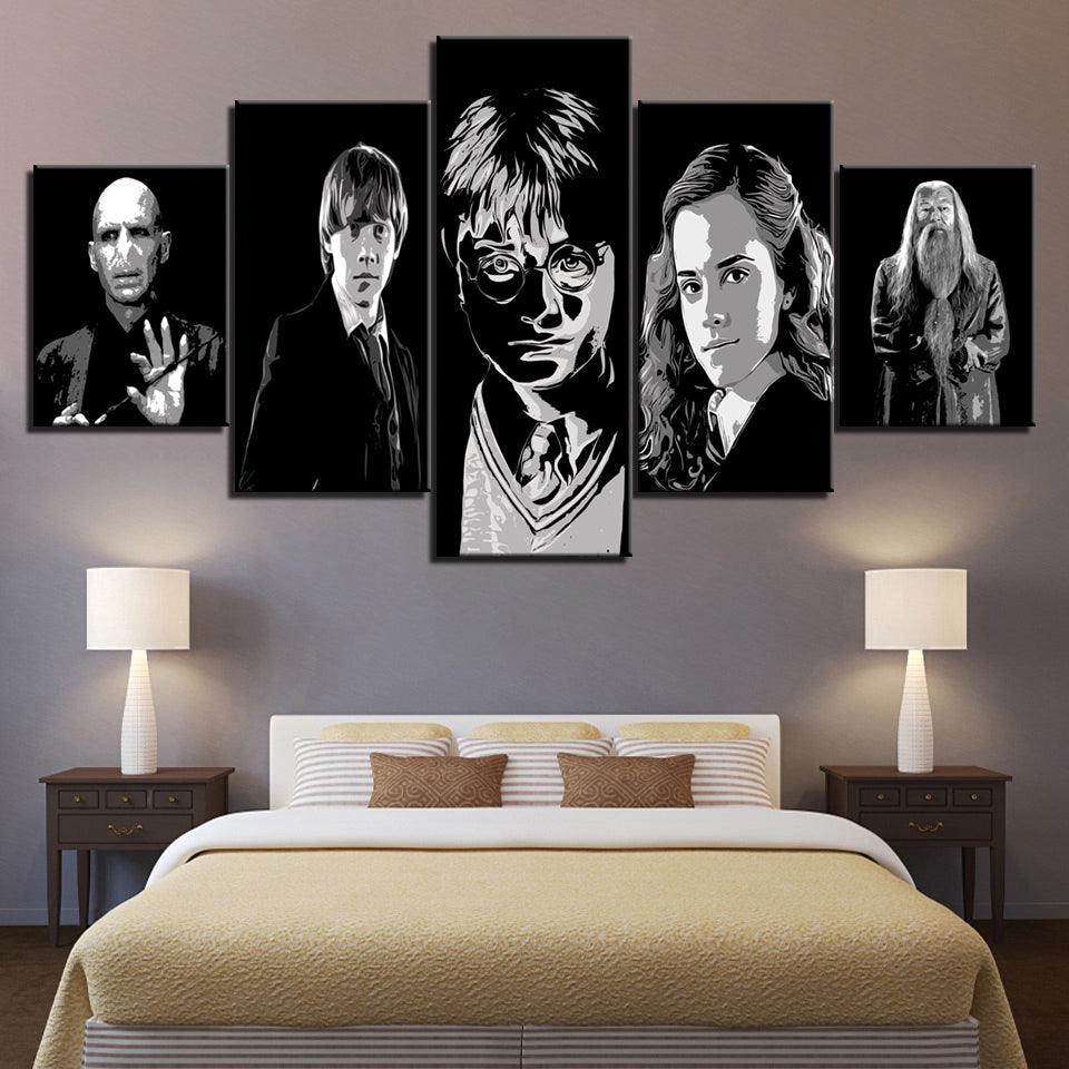 Harry Potter HD Multi Panel Canvas Wall Art Frame - Original Frame