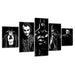 Batman Returns 5 Piece HD Multi Panel Canvas Wall Art Frame - Original Frame