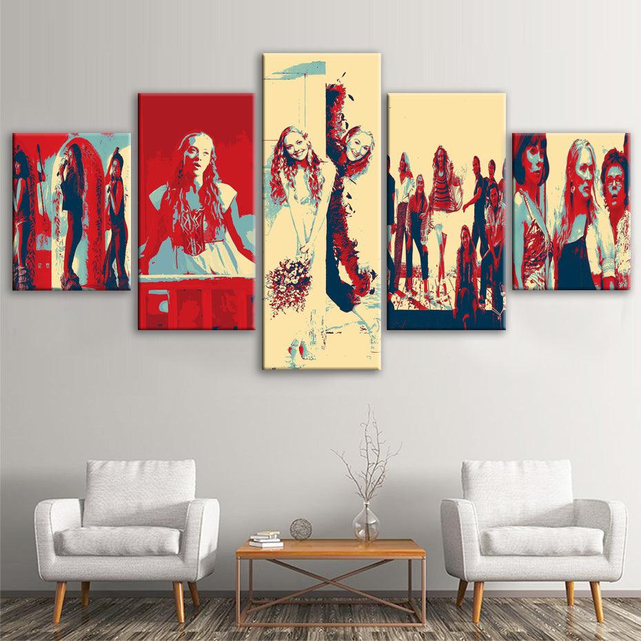 Mamma Mia 5 Piece HD Multi Panel Canvas Wall Art Frame - Original Frame