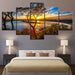 Warm Landscape HD Multi Panel Canvas Wall Art Frame - Original Frame