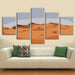 Sahara Desert 5 Piece HD Multi Panel Canvas Wall Art Frame - Original Frame