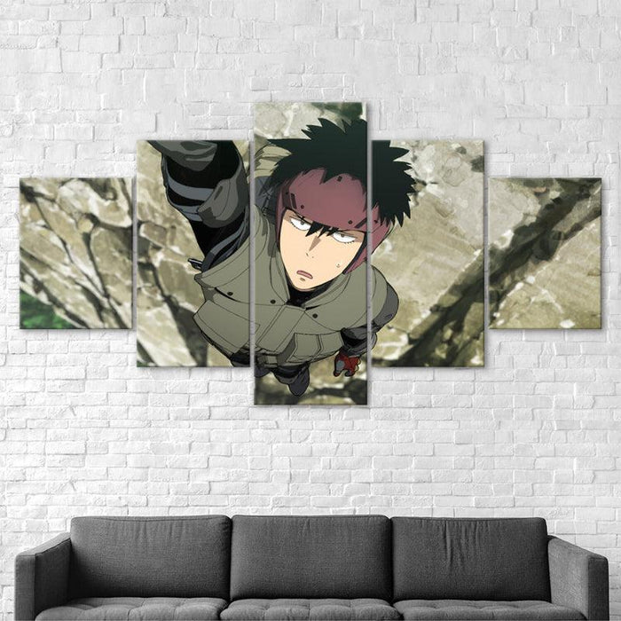 Spriggan Single Character HD Multi Panel Canvas Wall Art Frame - Original Frame