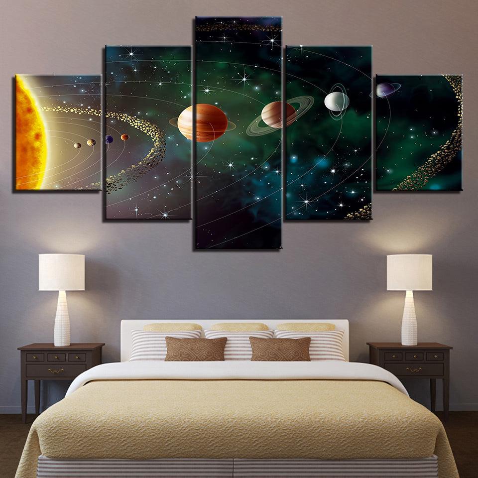 The Galaxy HD Multi Panel Canvas Wall Art Frame - Original Frame