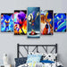 Sonic Hedgehog 5 Piece HD Multi Panel Canvas Wall Art Frame - Original Frame