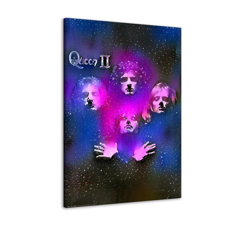 Queen The Band 1 Piece HD Multi Panel Canvas Wall Art Frame - Original Frame