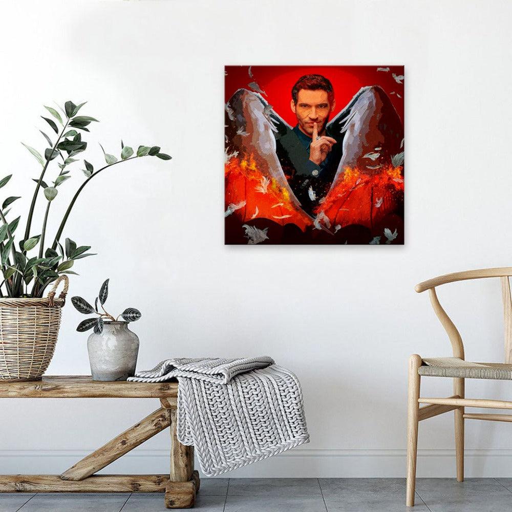 Angel Wing 1 Piece HD Multi Panel Canvas Wall Art Frame - Original Frame